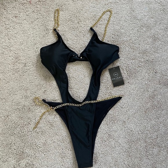 Reveal swimwear Other - Swimsuit with gold tone chains New